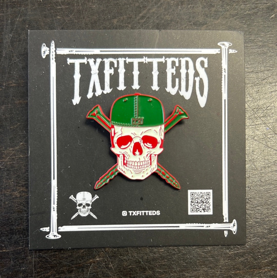 Txfitteds Green/ Red Pin